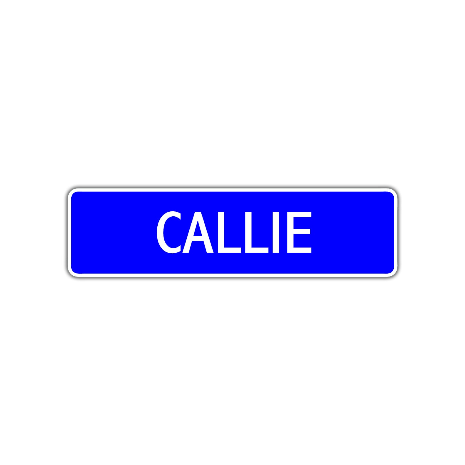Callie Street Sign Children Name Room Plate