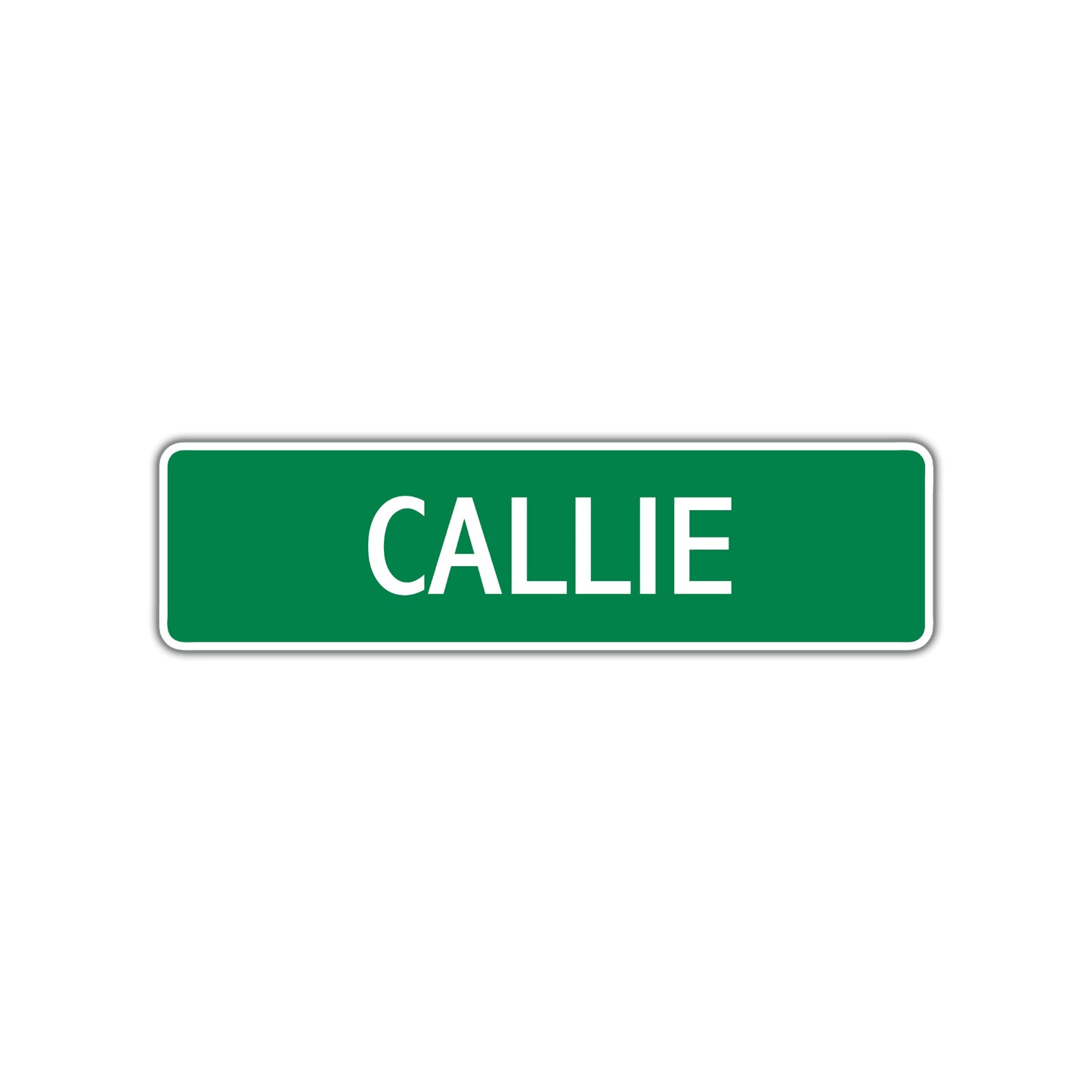 Callie Street Sign Children Name Room Plate