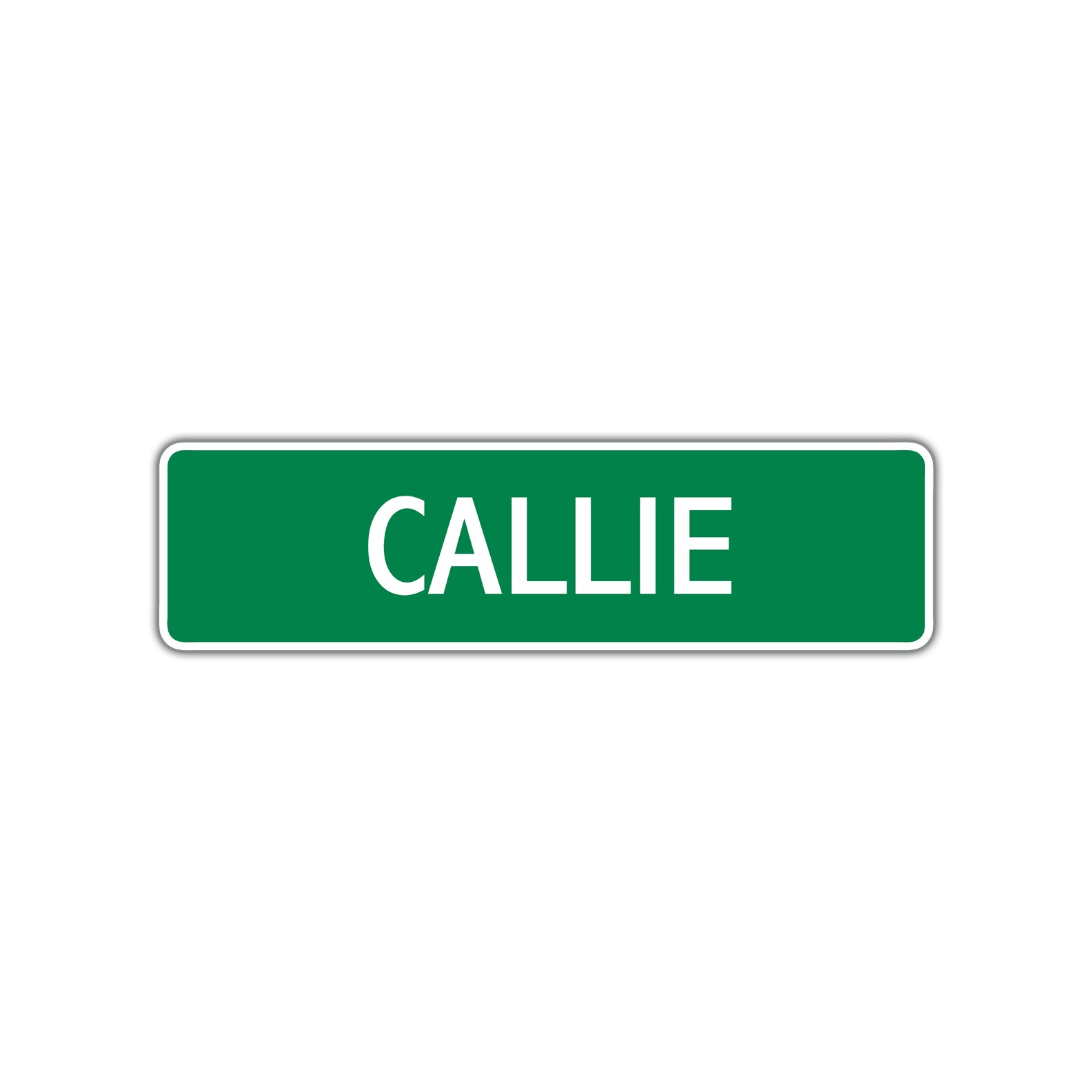Callie Street Sign Children Name Room Plate