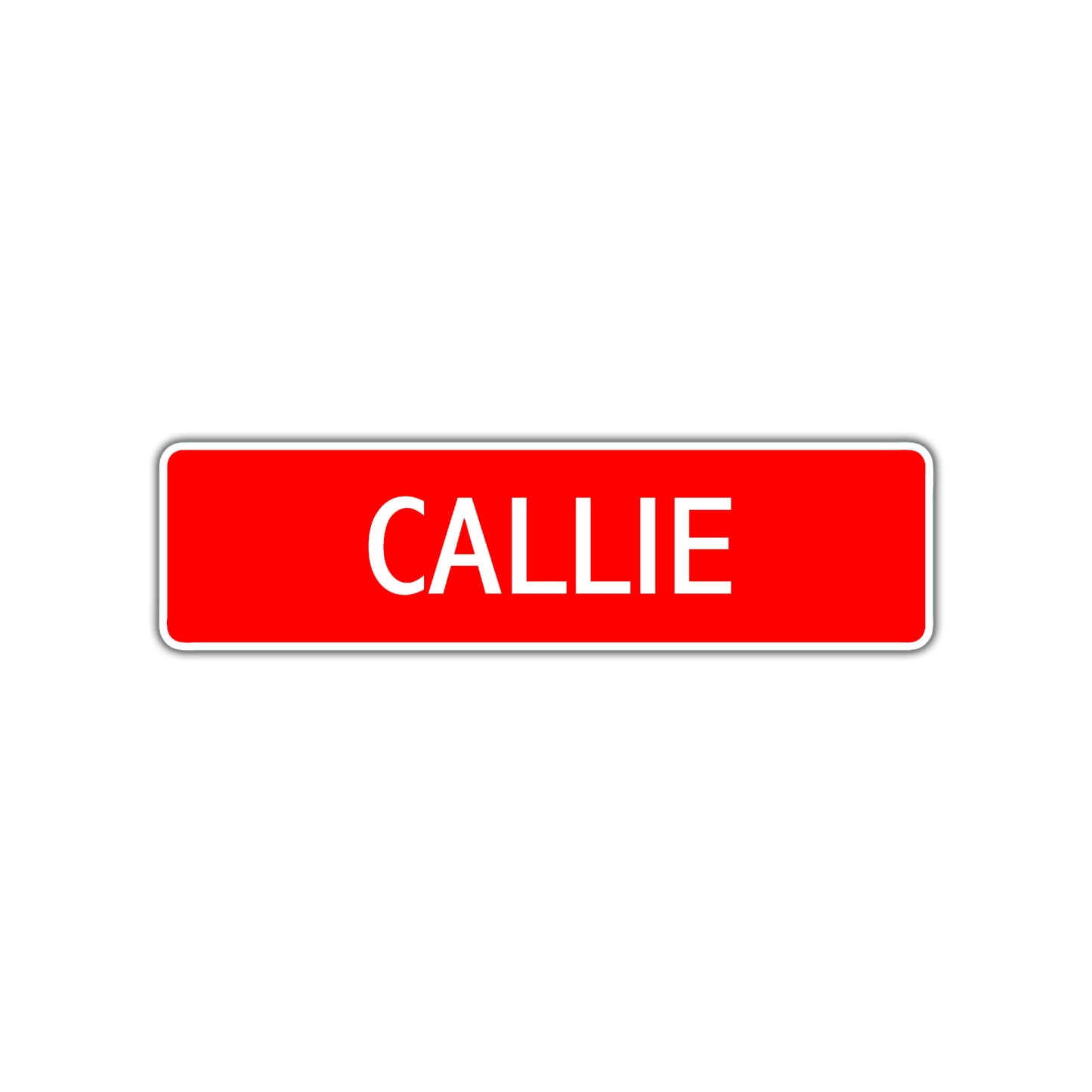 Callie Street Sign Children Name Room Plate