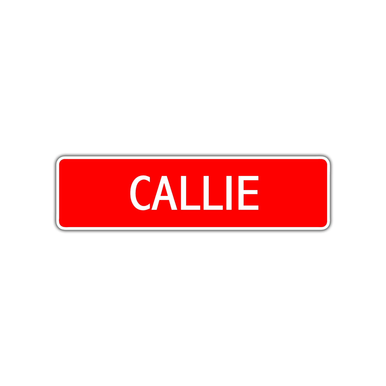 Callie Street Sign Children Name Room Plate