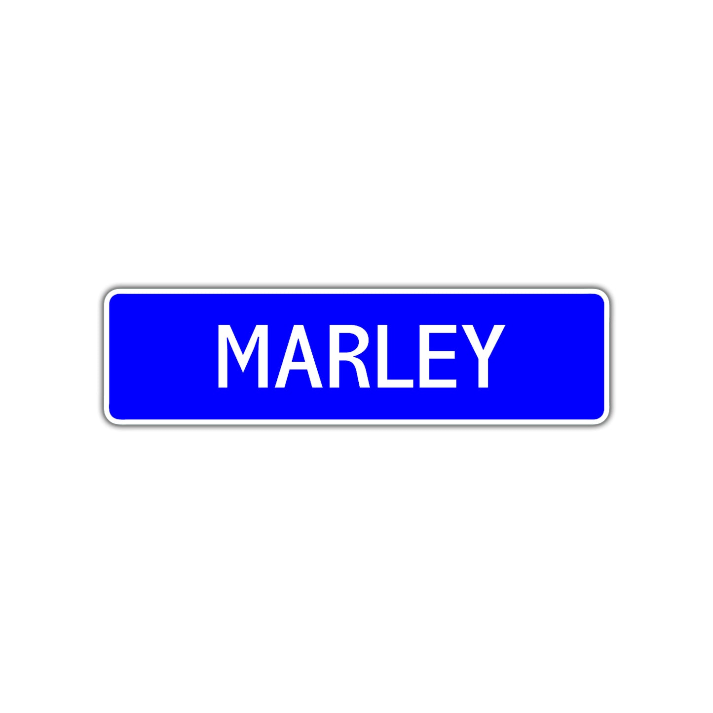 Marley Street Sign Children Name Room Plate