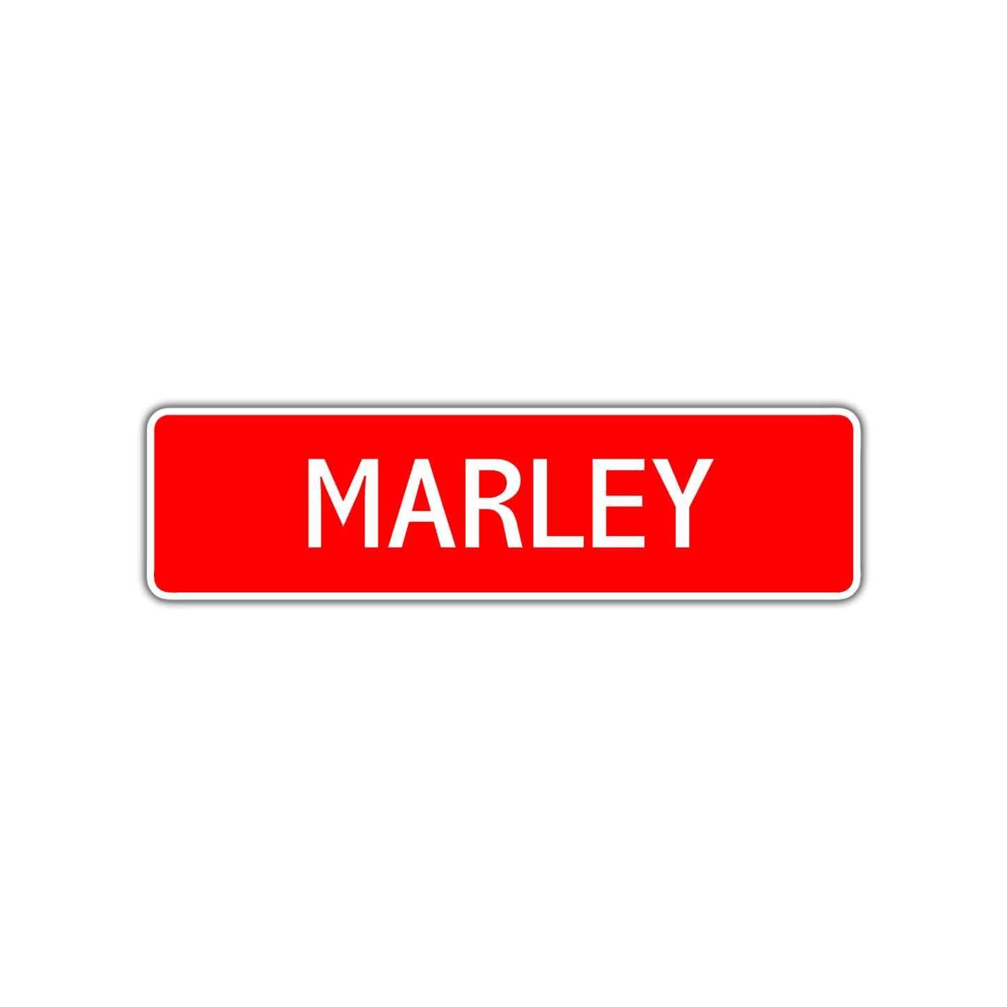 Marley Street Sign Children Name Room Plate