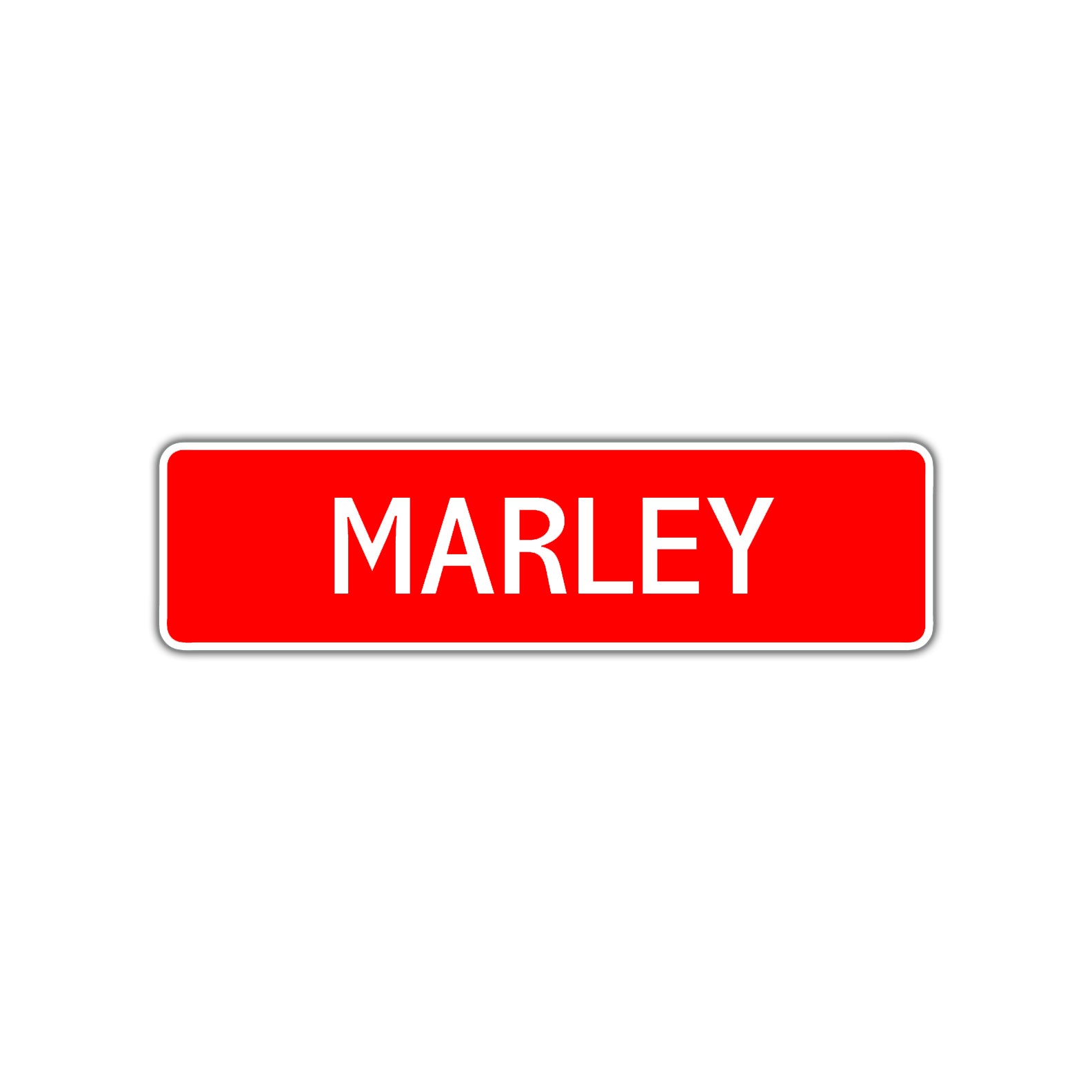 Marley Street Sign Children Name Room Plate