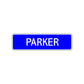 Parker Street Sign Children Name Room Plate