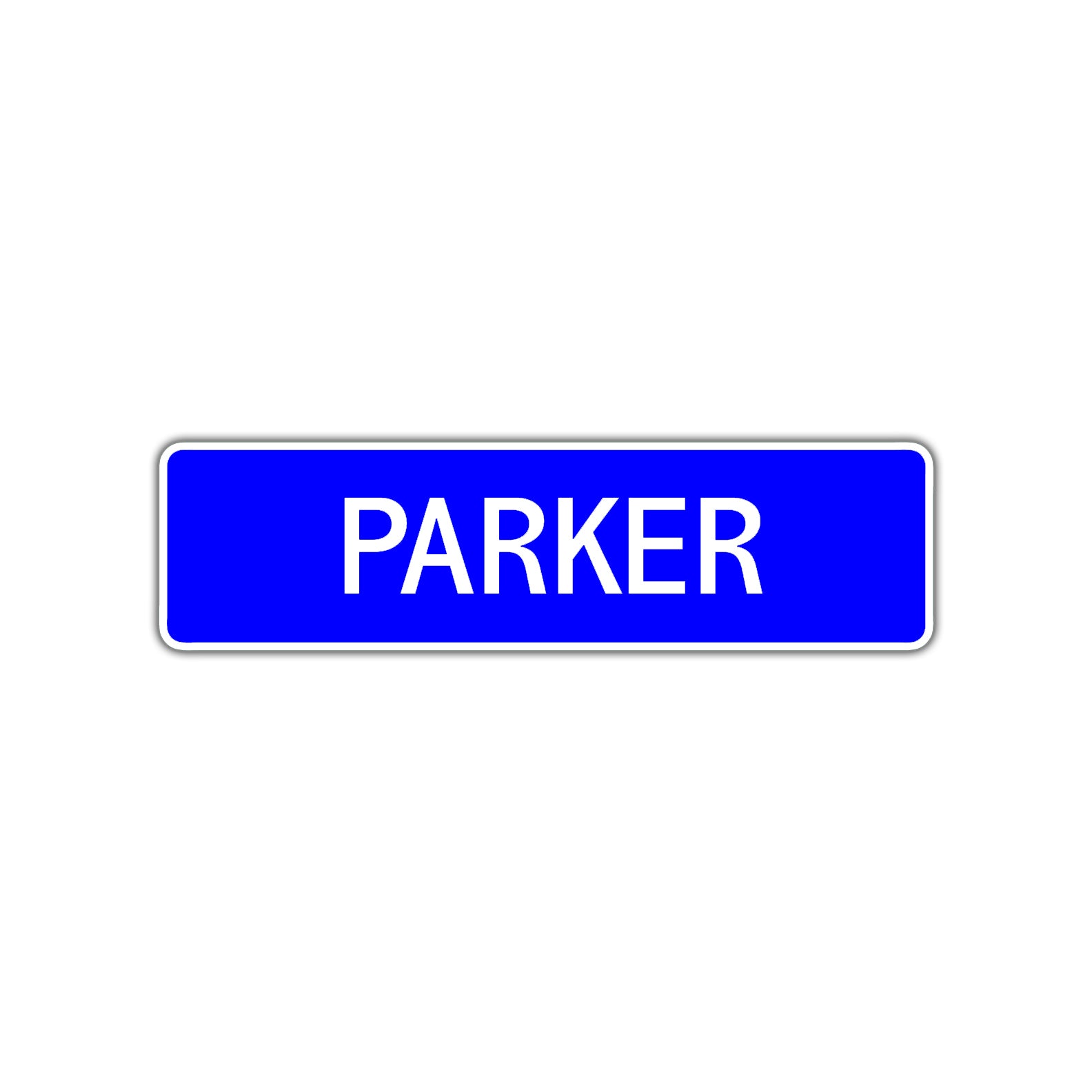 Parker Street Sign Children Name Room Plate