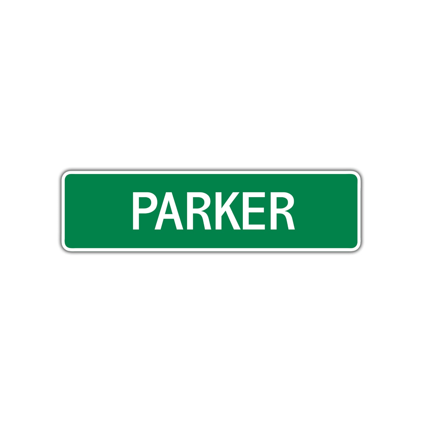 Parker Street Sign Children Name Room Plate