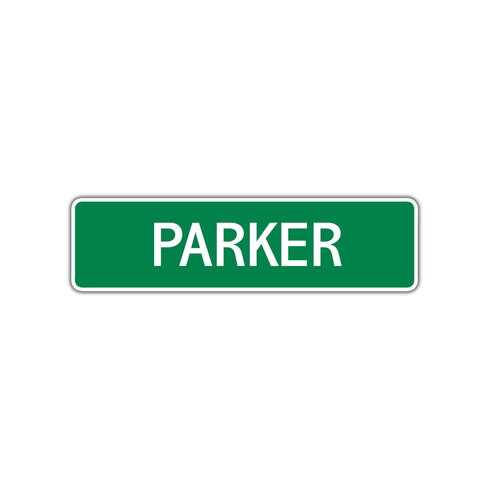 Parker Street Sign Children Name Room Plate