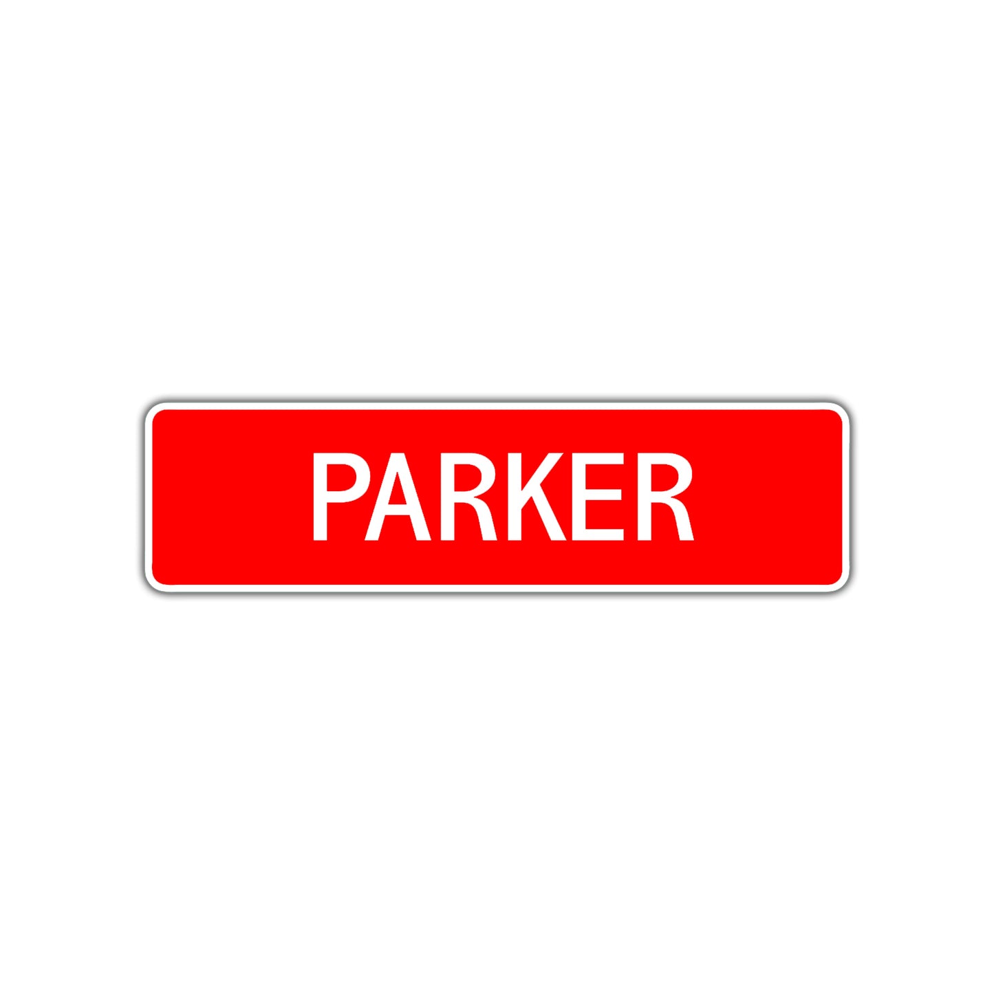 Parker Street Sign Children Name Room Plate