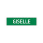 Giselle Street Sign Children Name Room Plate