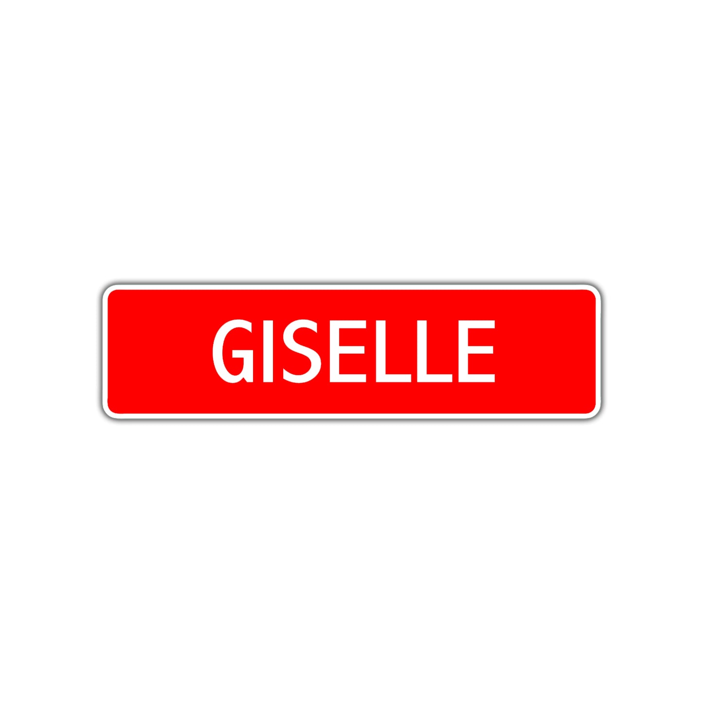 Giselle Street Sign Children Name Room Plate