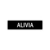 Alivia Street Sign Children Name Room Plate