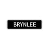 Brynlee Street Sign Children Name Room Plate