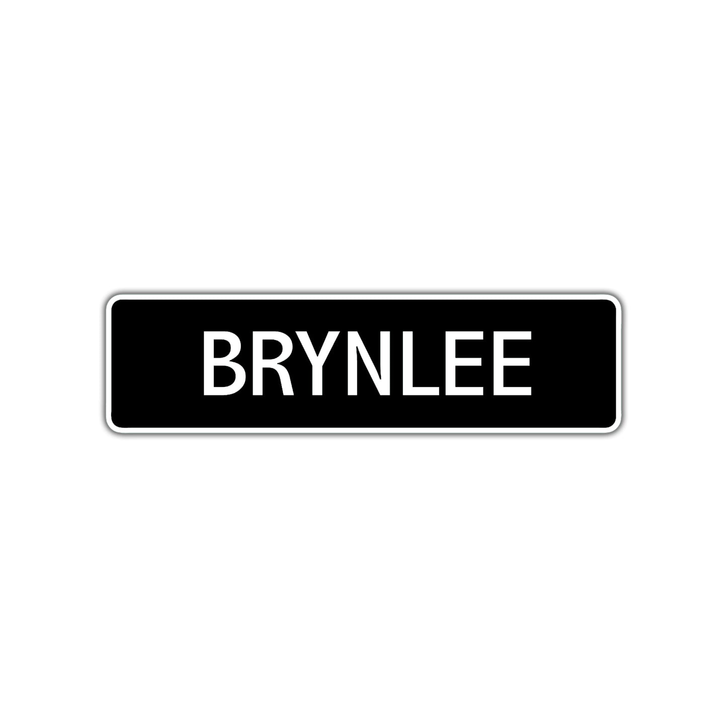 Brynlee Street Sign Children Name Room Plate