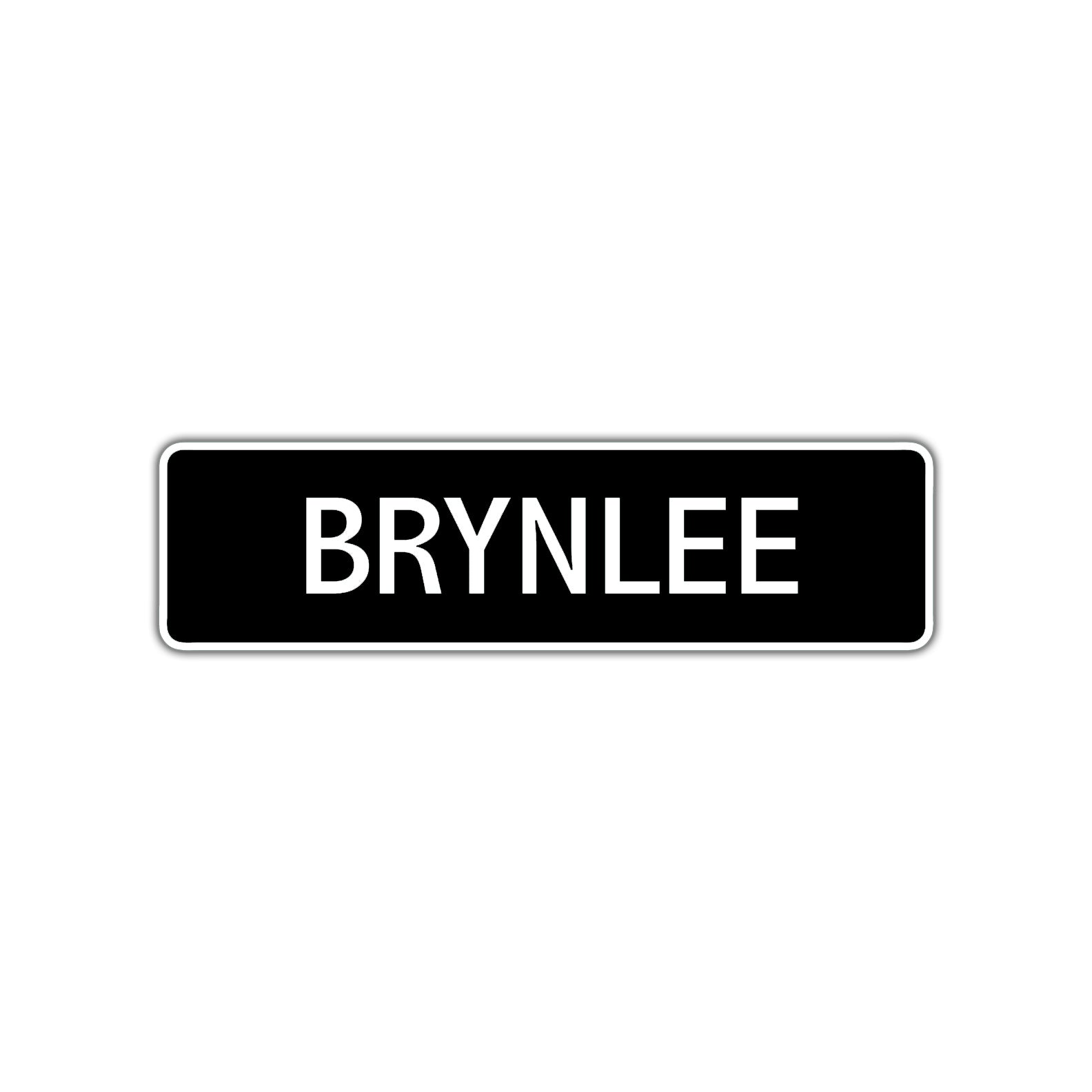 Brynlee Street Sign Children Name Room Plate