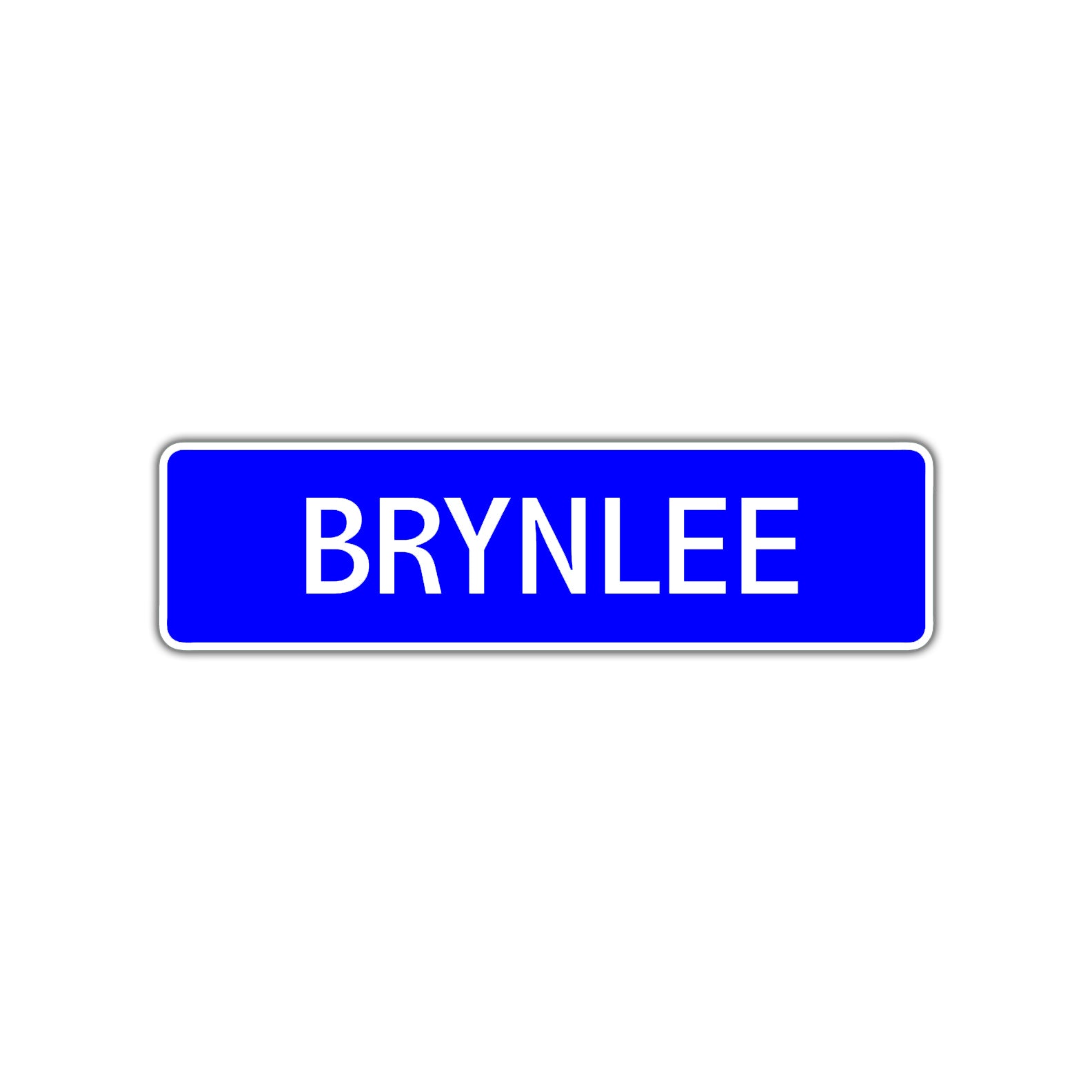 Brynlee Street Sign Children Name Room Plate