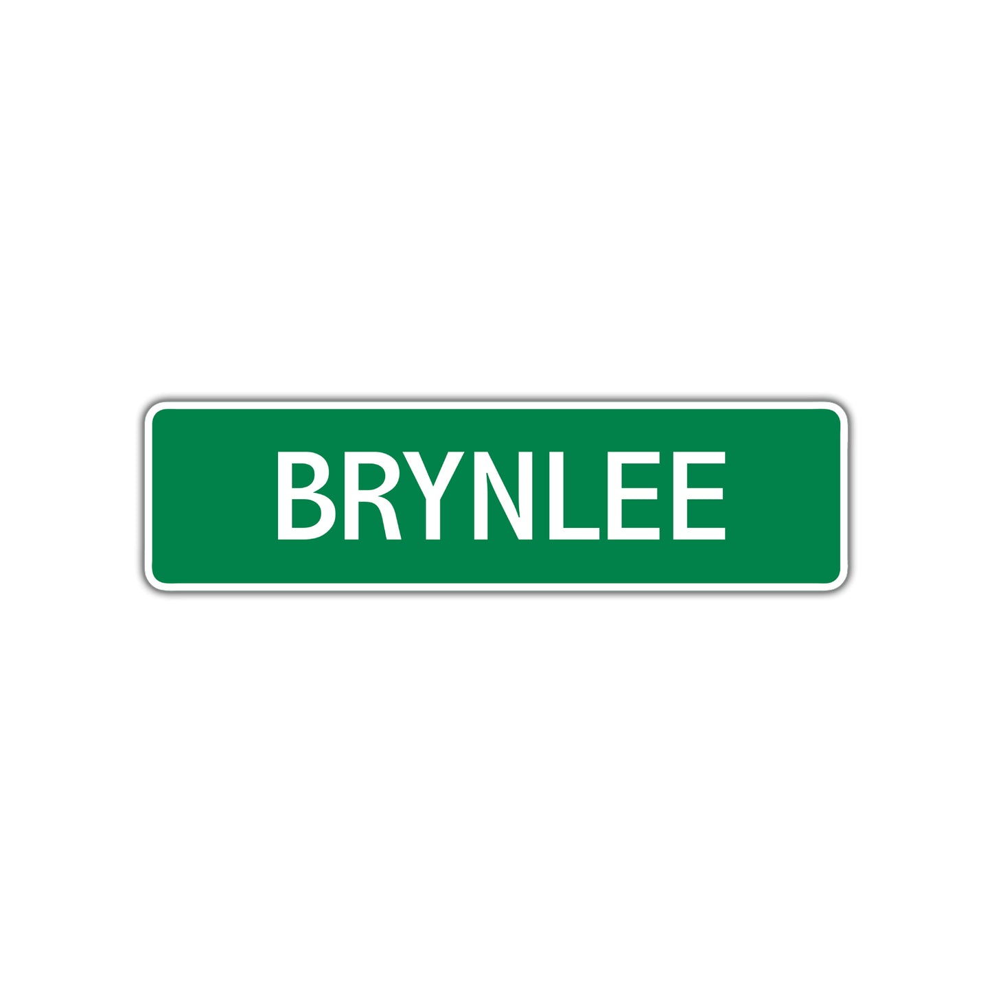 Brynlee Street Sign Children Name Room Plate