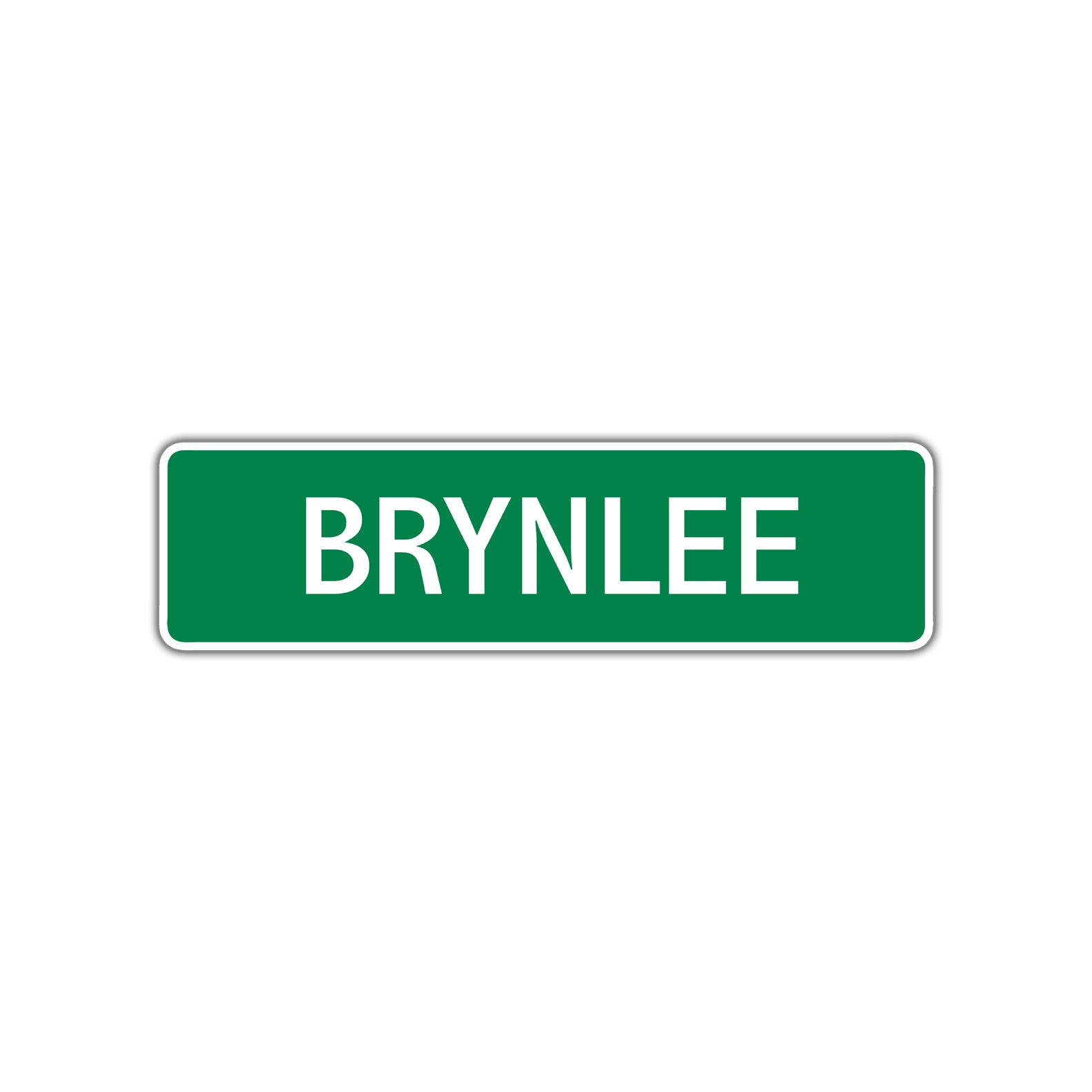 Brynlee Street Sign Children Name Room Plate