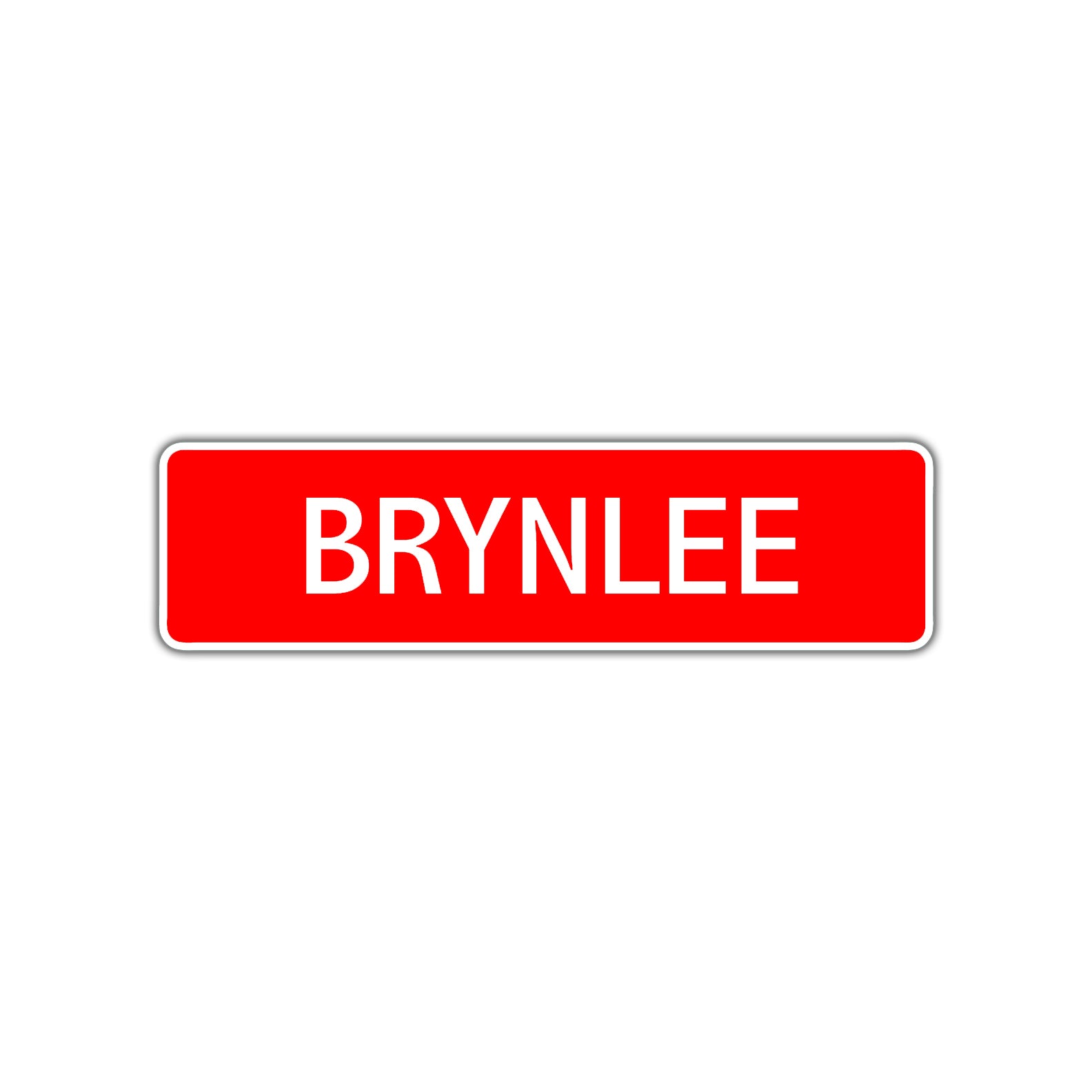 Brynlee Street Sign Children Name Room Plate