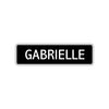 Gabrielle Street Sign Children Name Room Plate