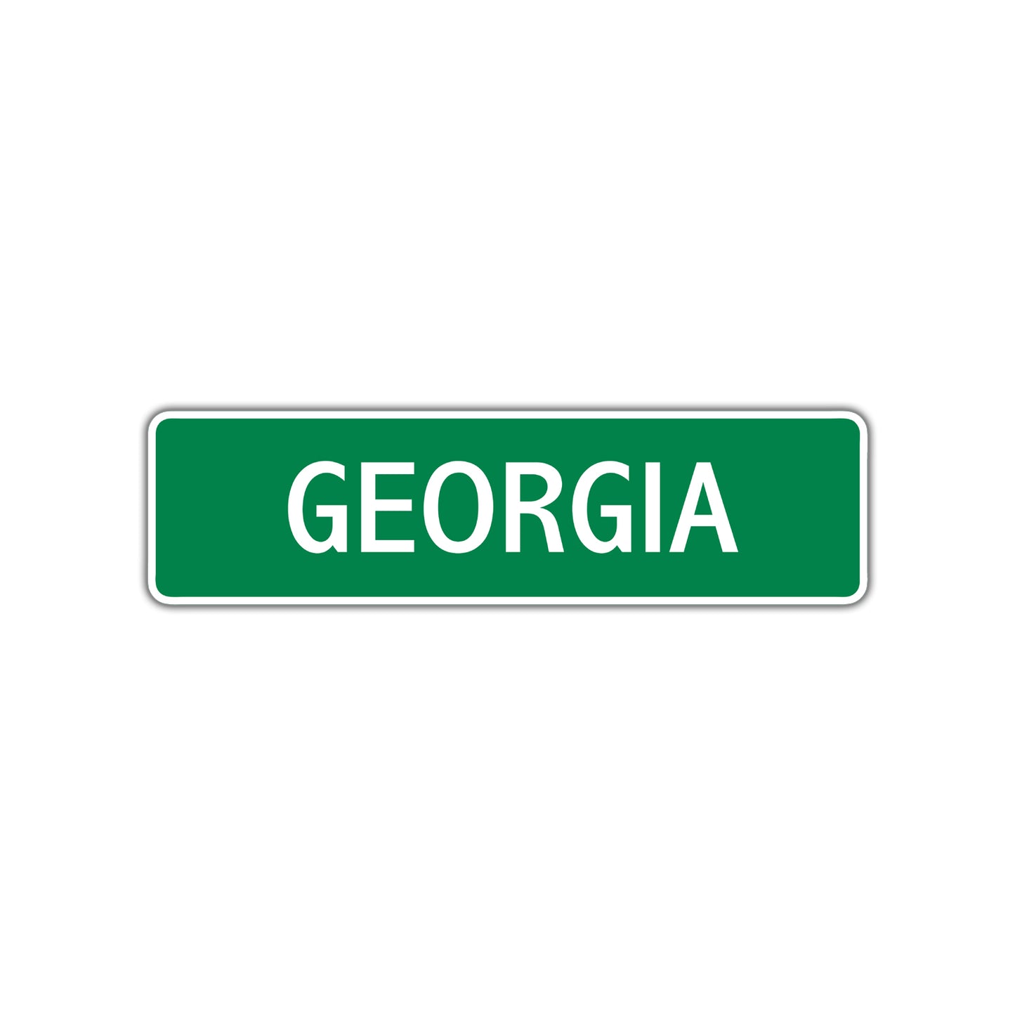 Georgia Street Sign Children Name Room Plate
