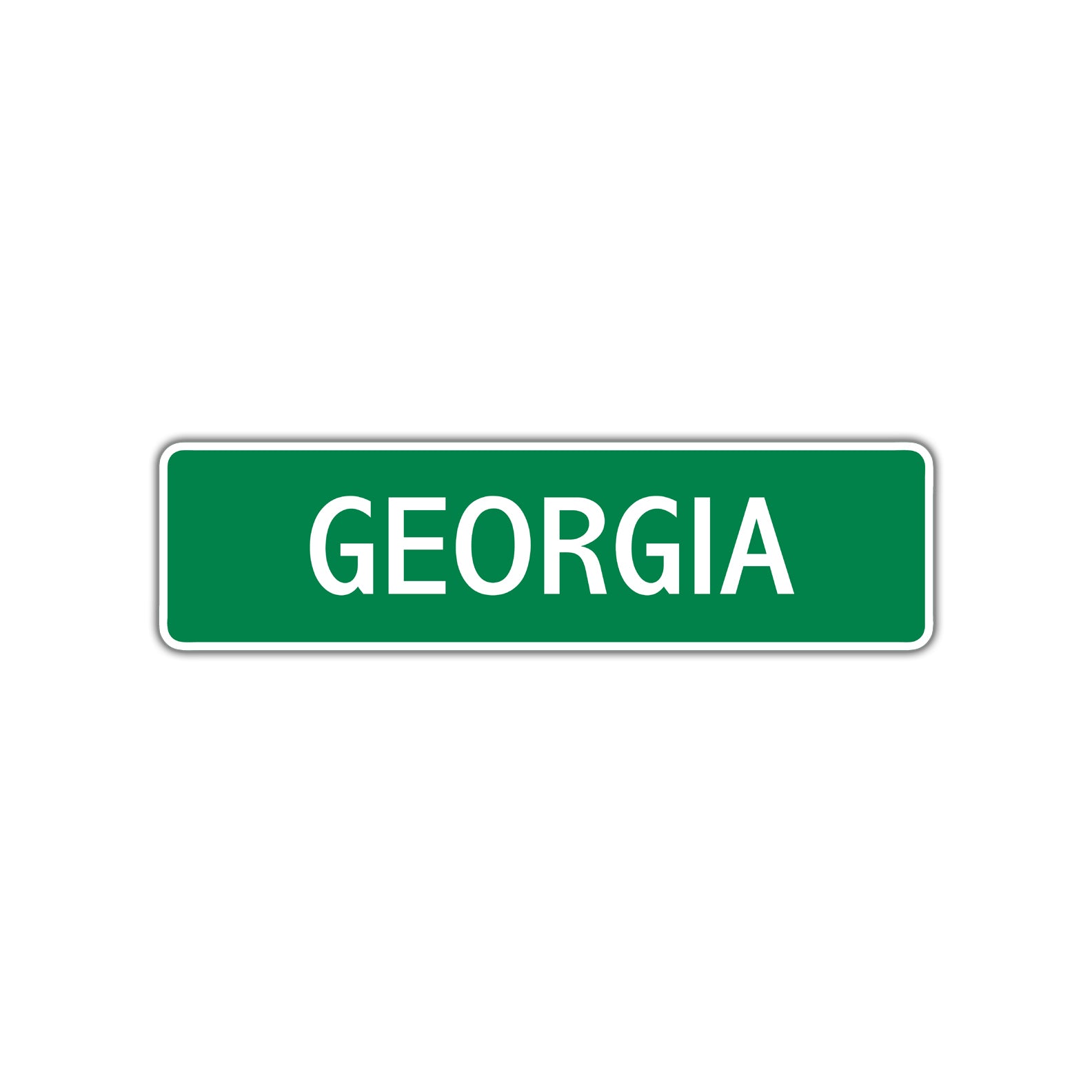 Georgia Street Sign Children Name Room Plate