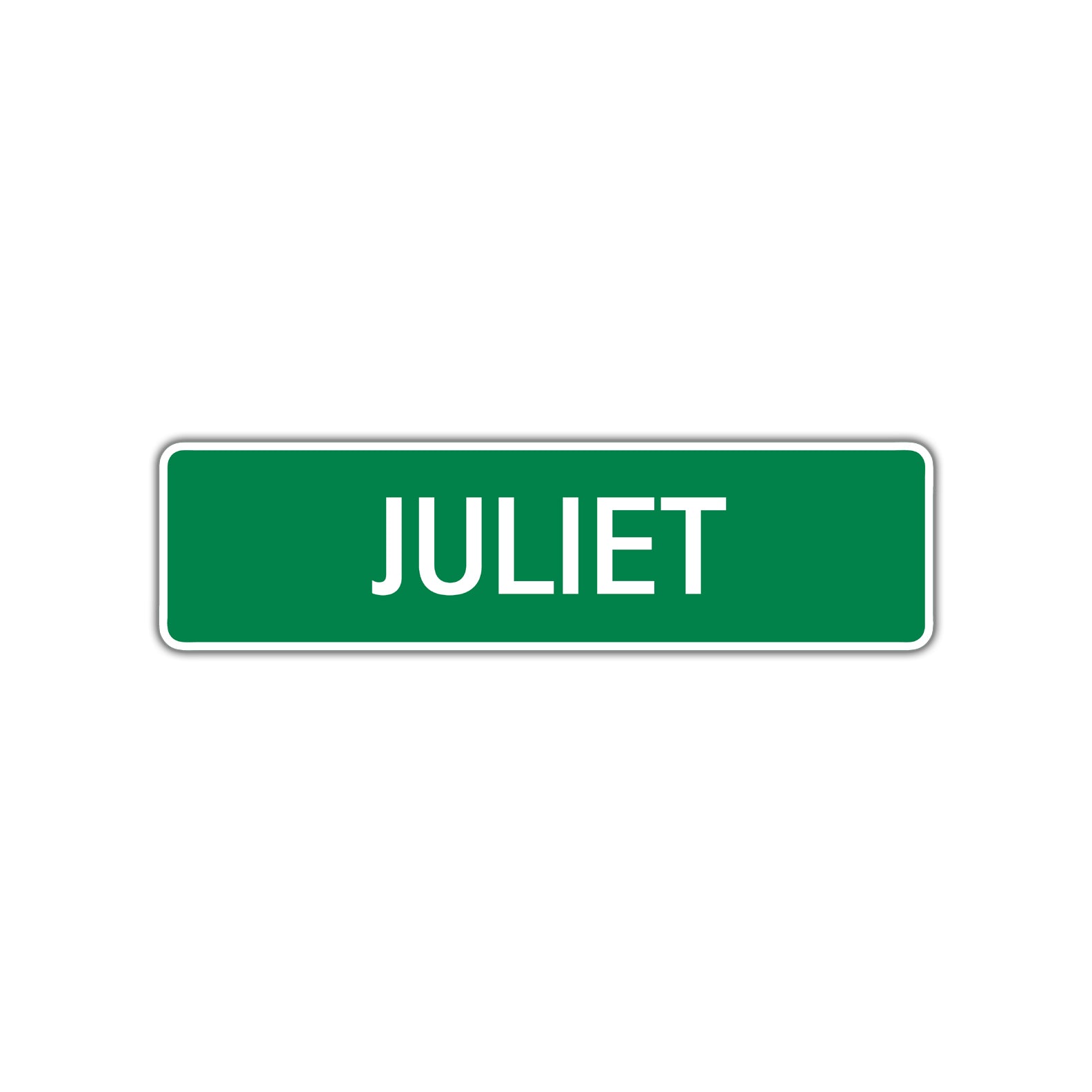 Juliet Street Sign Children Name Room Plate