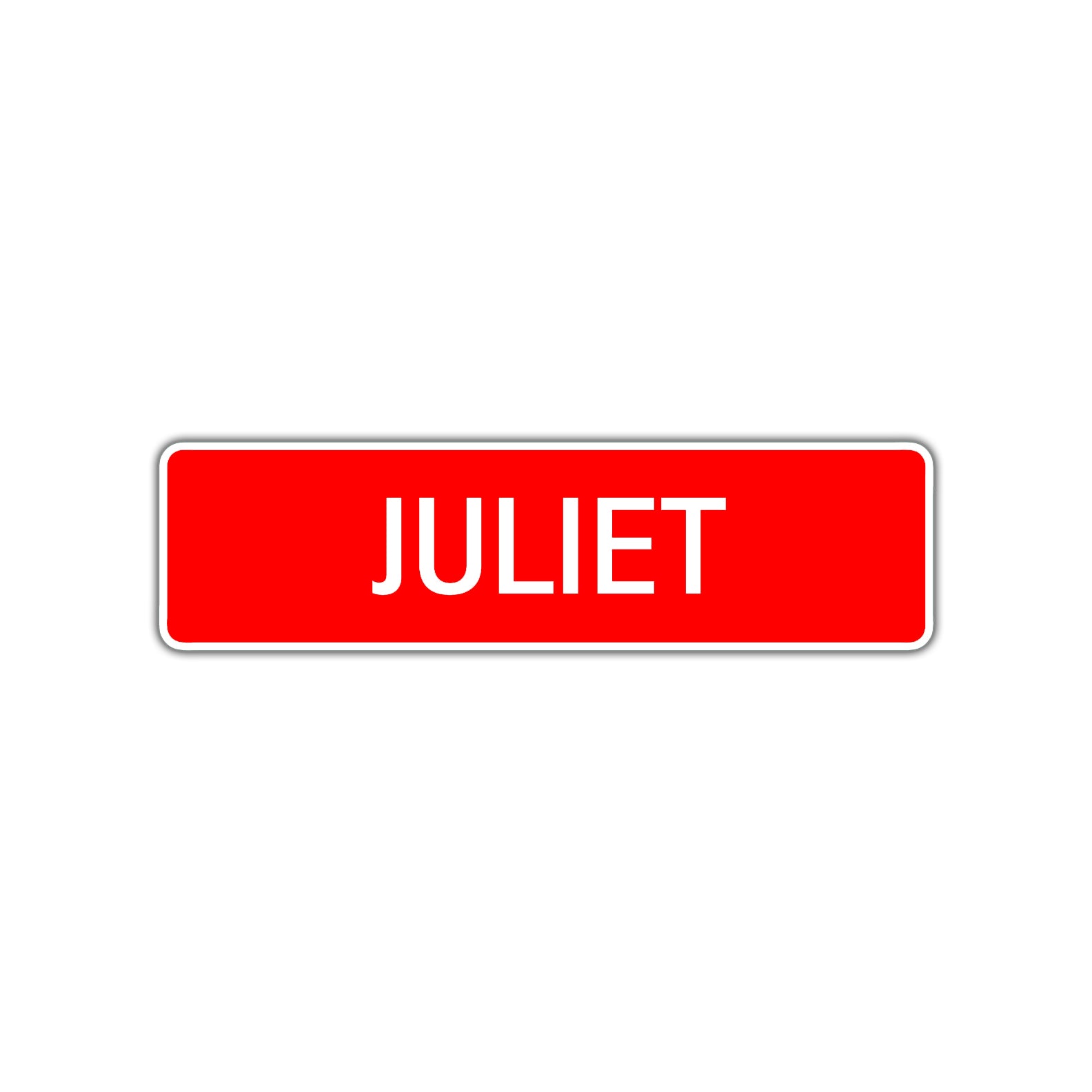 Juliet Street Sign Children Name Room Plate