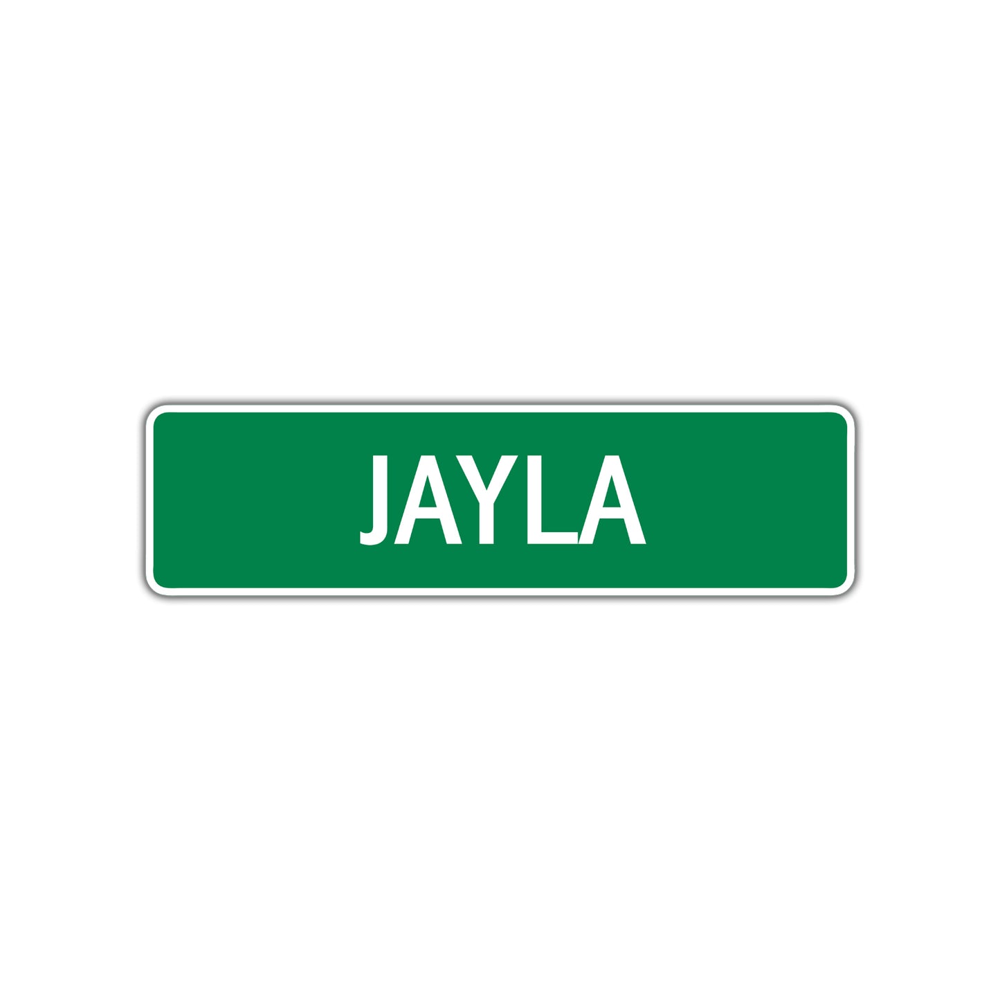 Jayla Street Sign Children Name Room Plate