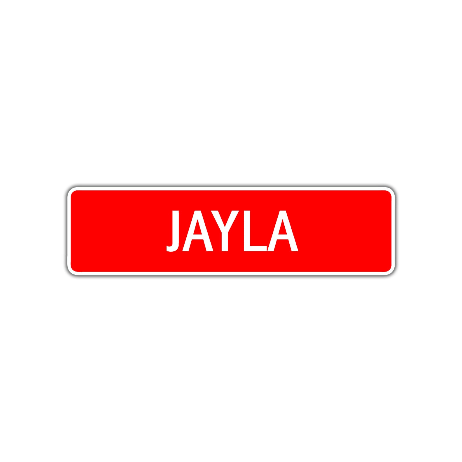 Jayla Street Sign Children Name Room Plate