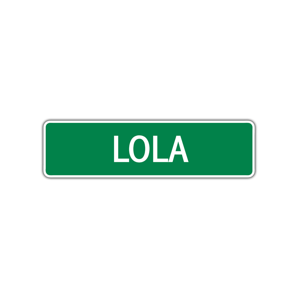 Lofla Sign Lola Street Sign Children Name Room Plate – Sign Fever