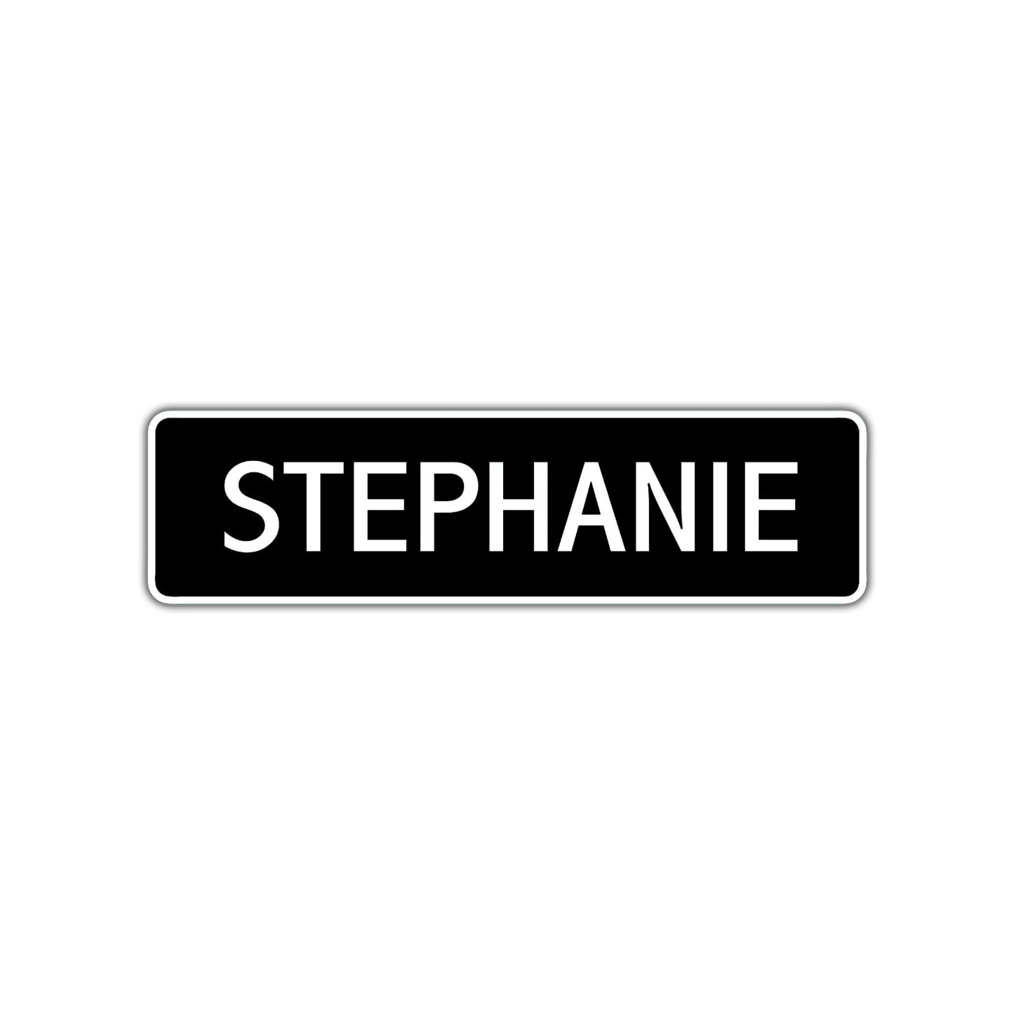 Stephanie Street Sign Children Name Room Plate