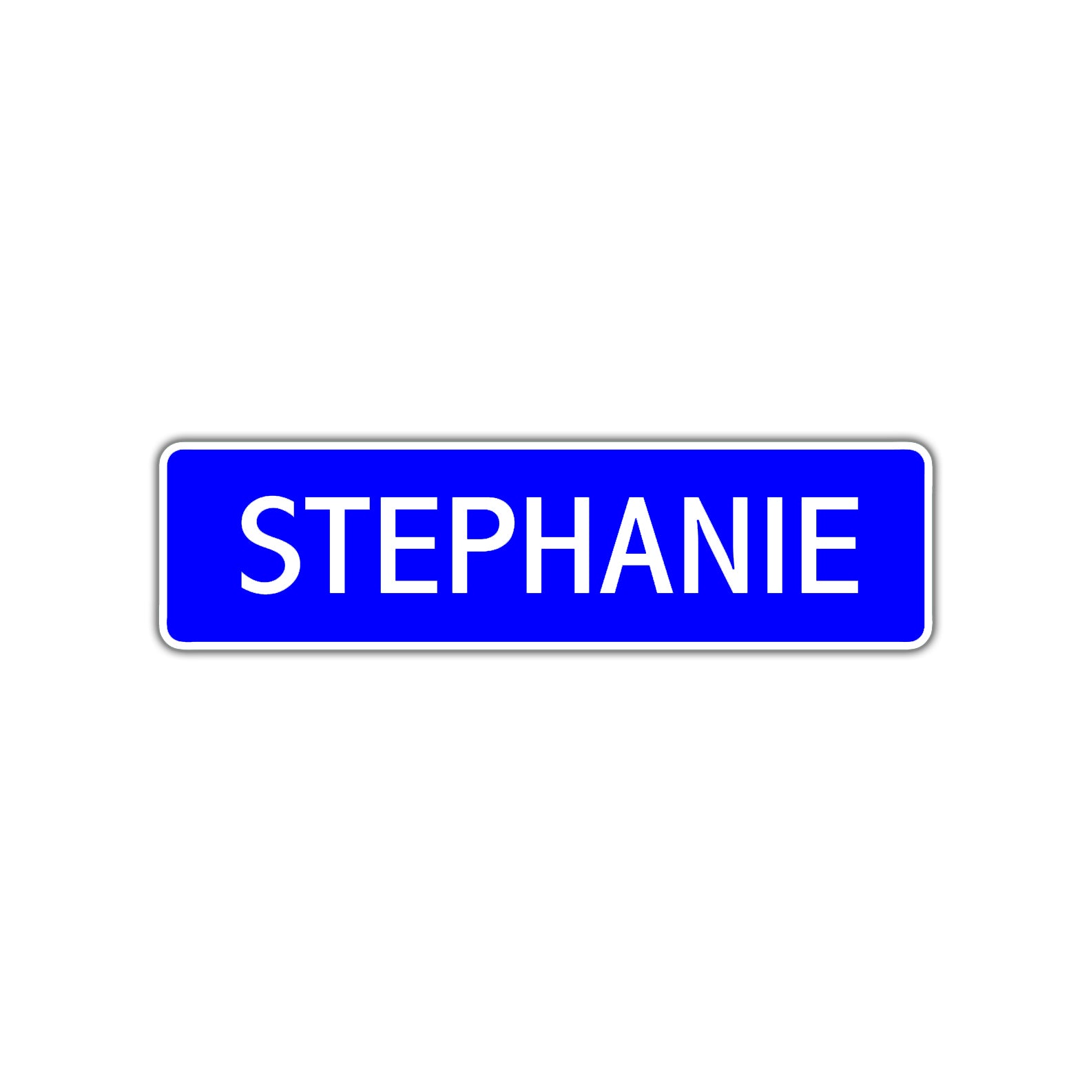 Stephanie Street Sign Children Name Room Plate