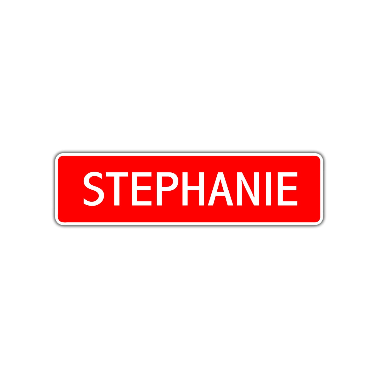 Stephanie Street Sign Children Name Room Plate