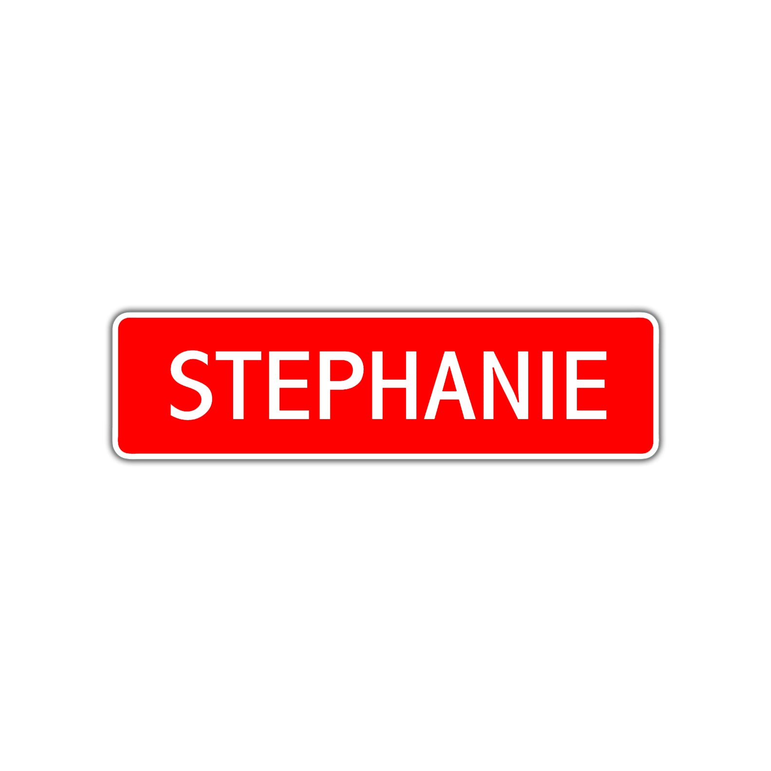 Stephanie Street Sign Children Name Room Plate
