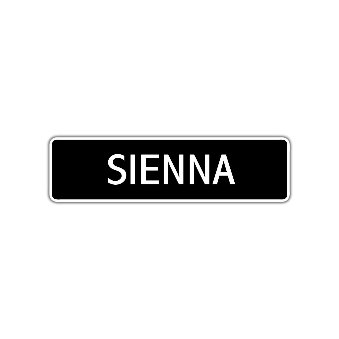 Sienna Street Sign Children Name Room Plate