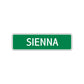 Sienna Street Sign Children Name Room Plate