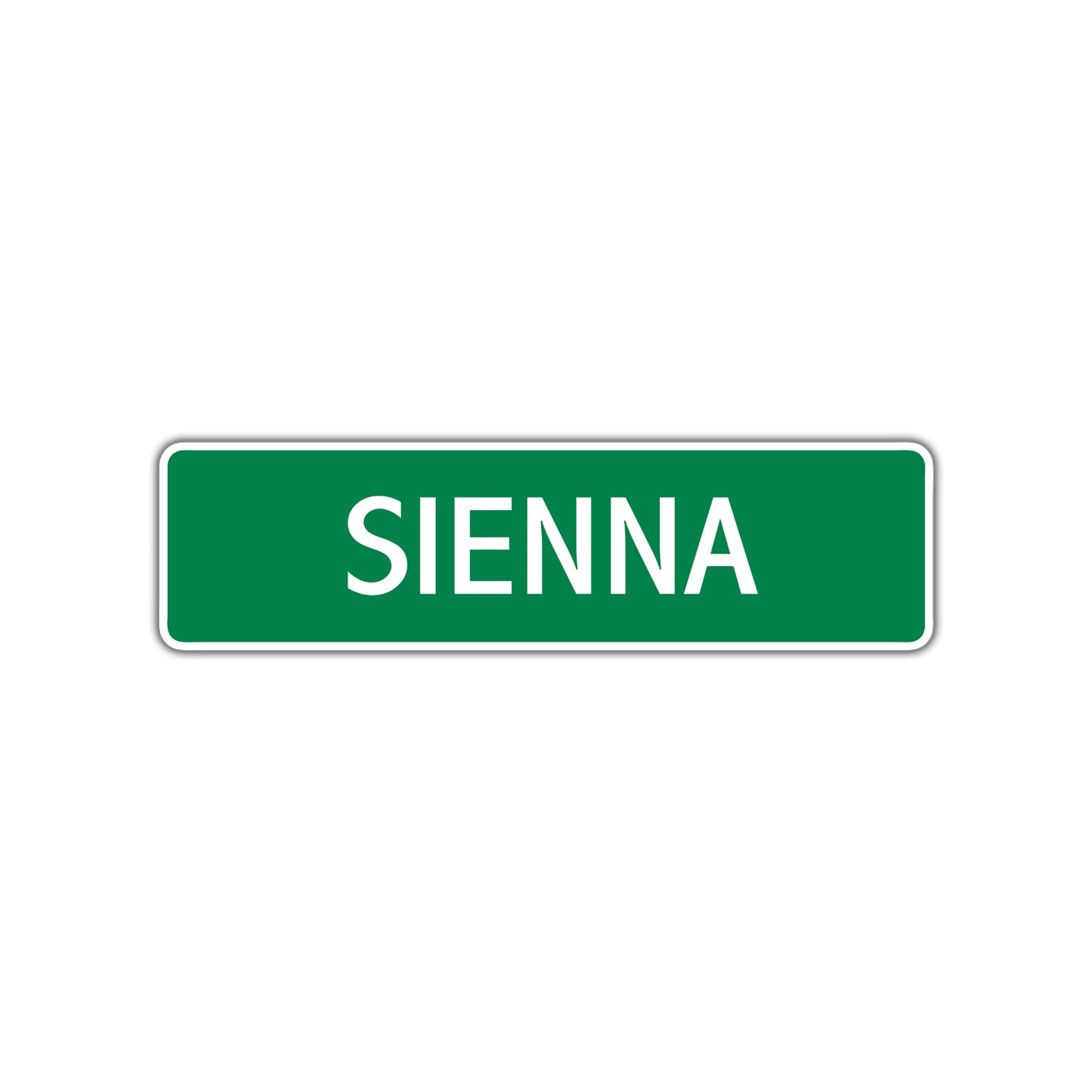 Sienna Street Sign Children Name Room Plate
