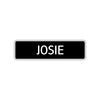 Josie Street Sign Children Name Room Plate