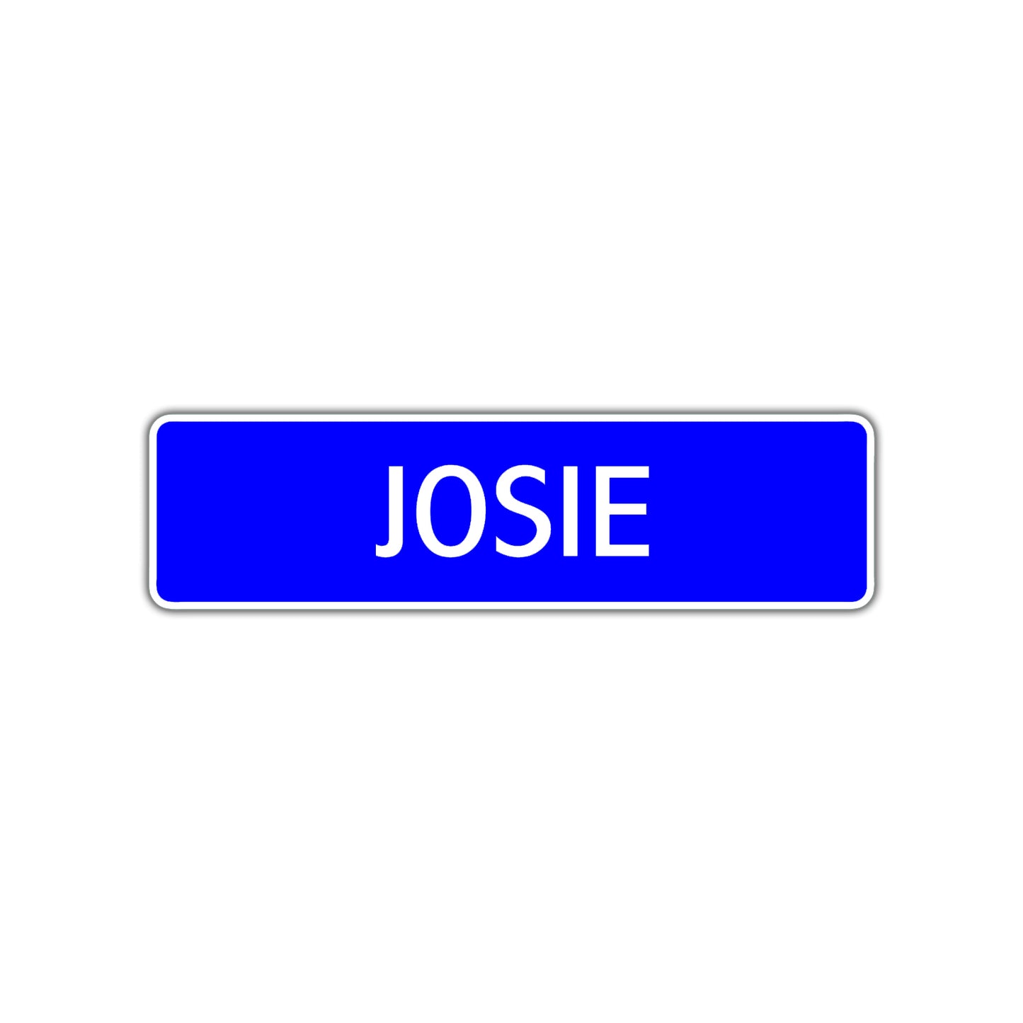 Josie Street Sign Children Name Room Plate