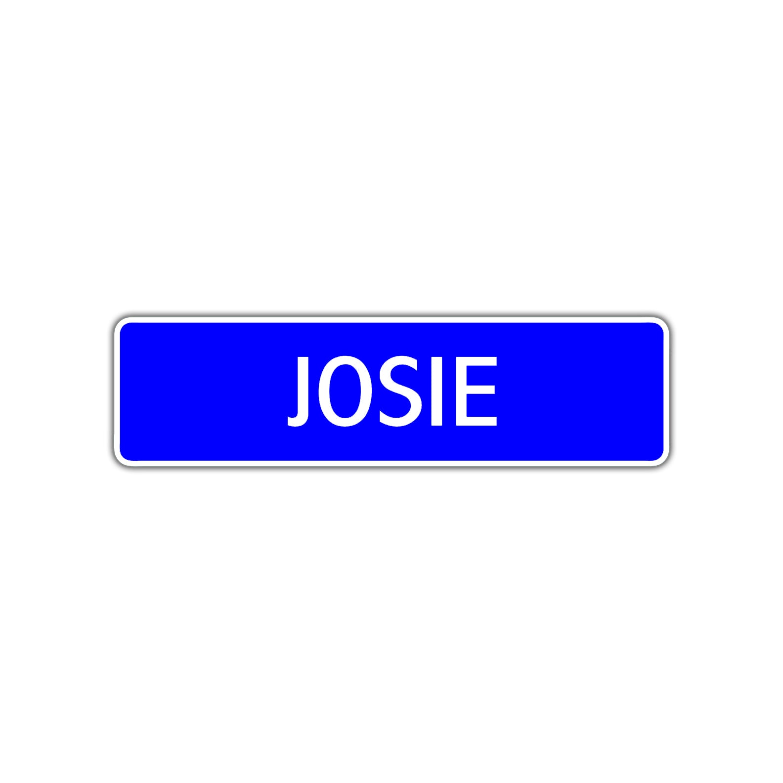 Josie Street Sign Children Name Room Plate