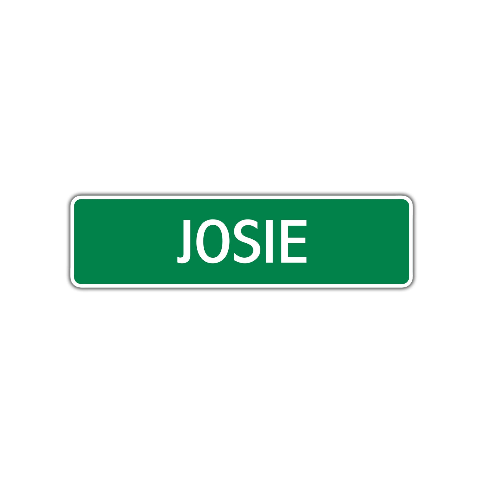 Josie Street Sign Children Name Room Plate