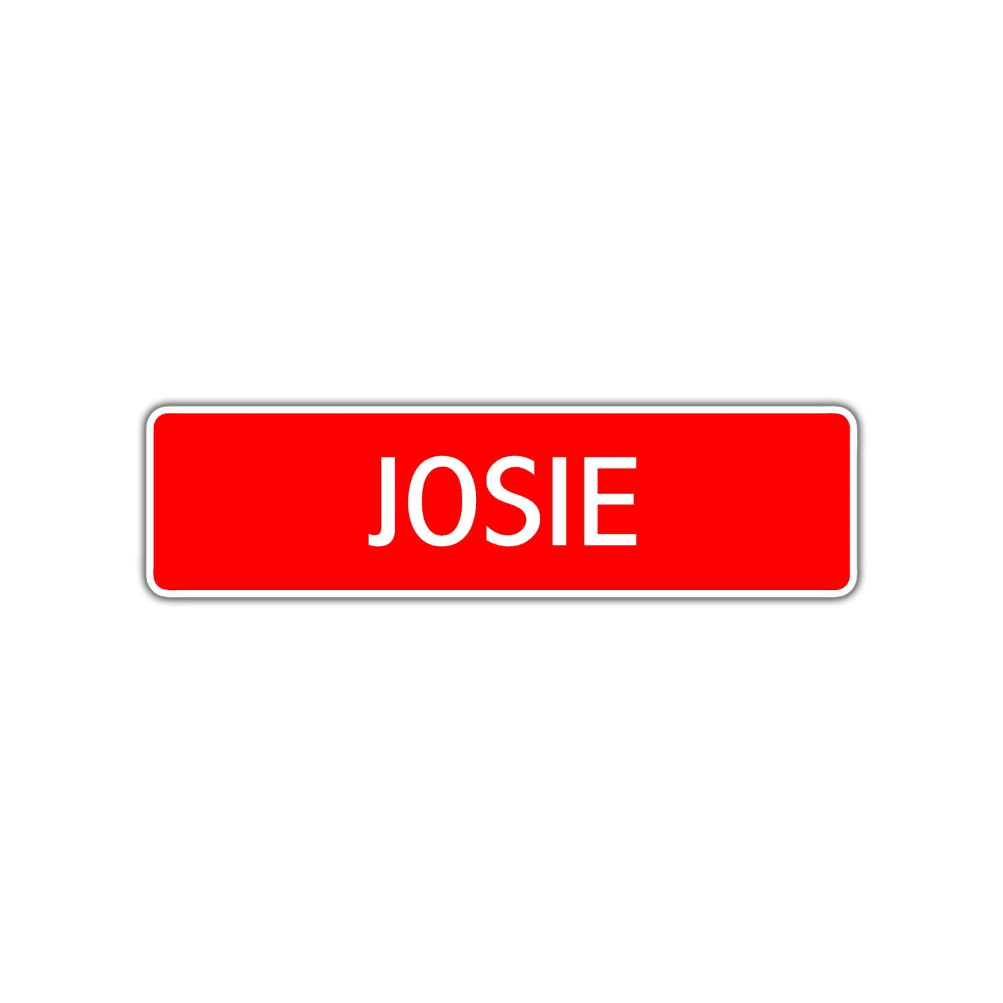 Josie Street Sign Children Name Room Plate