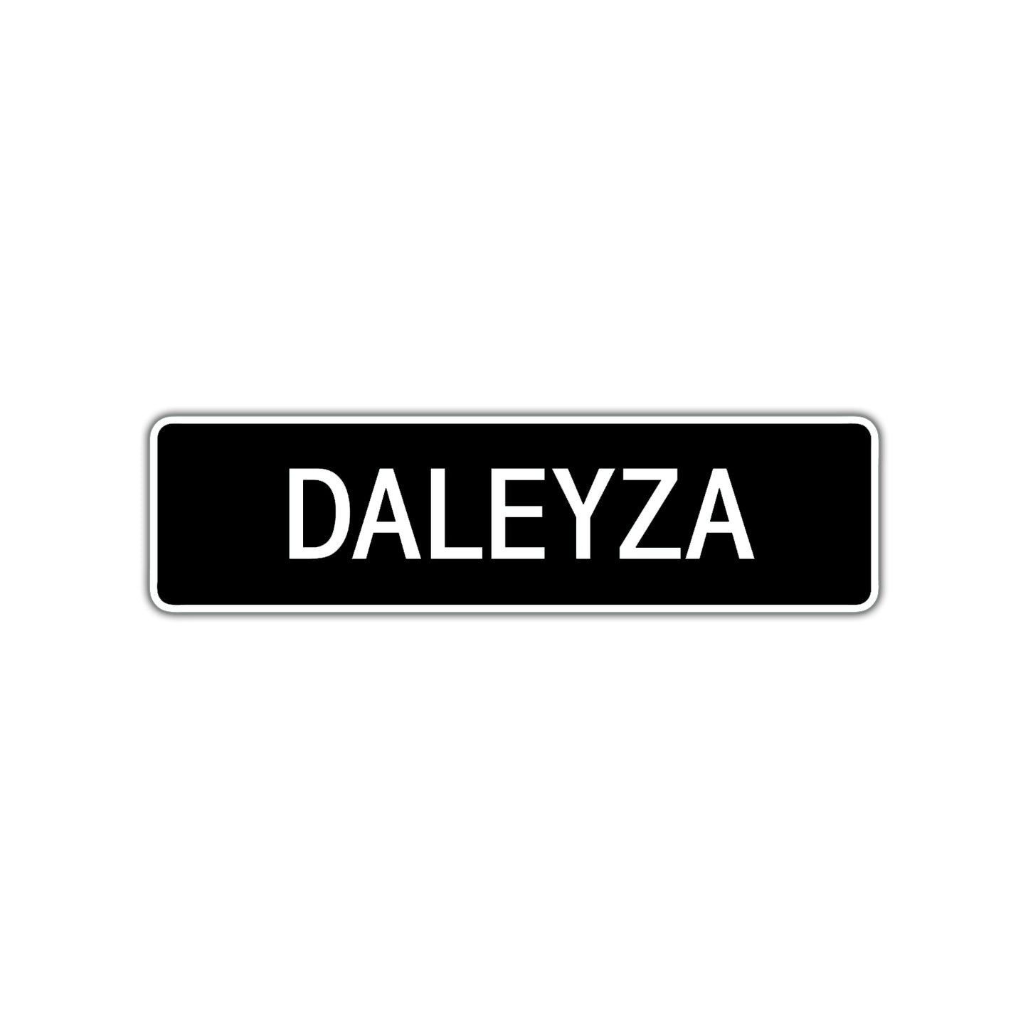 Daleyza Street Sign Children Name Room Plate