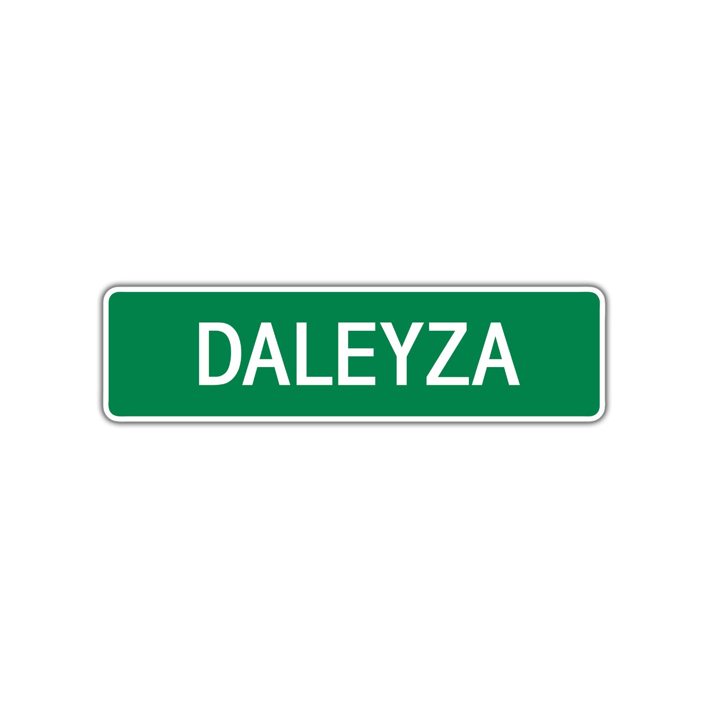 Daleyza Street Sign Children Name Room Plate