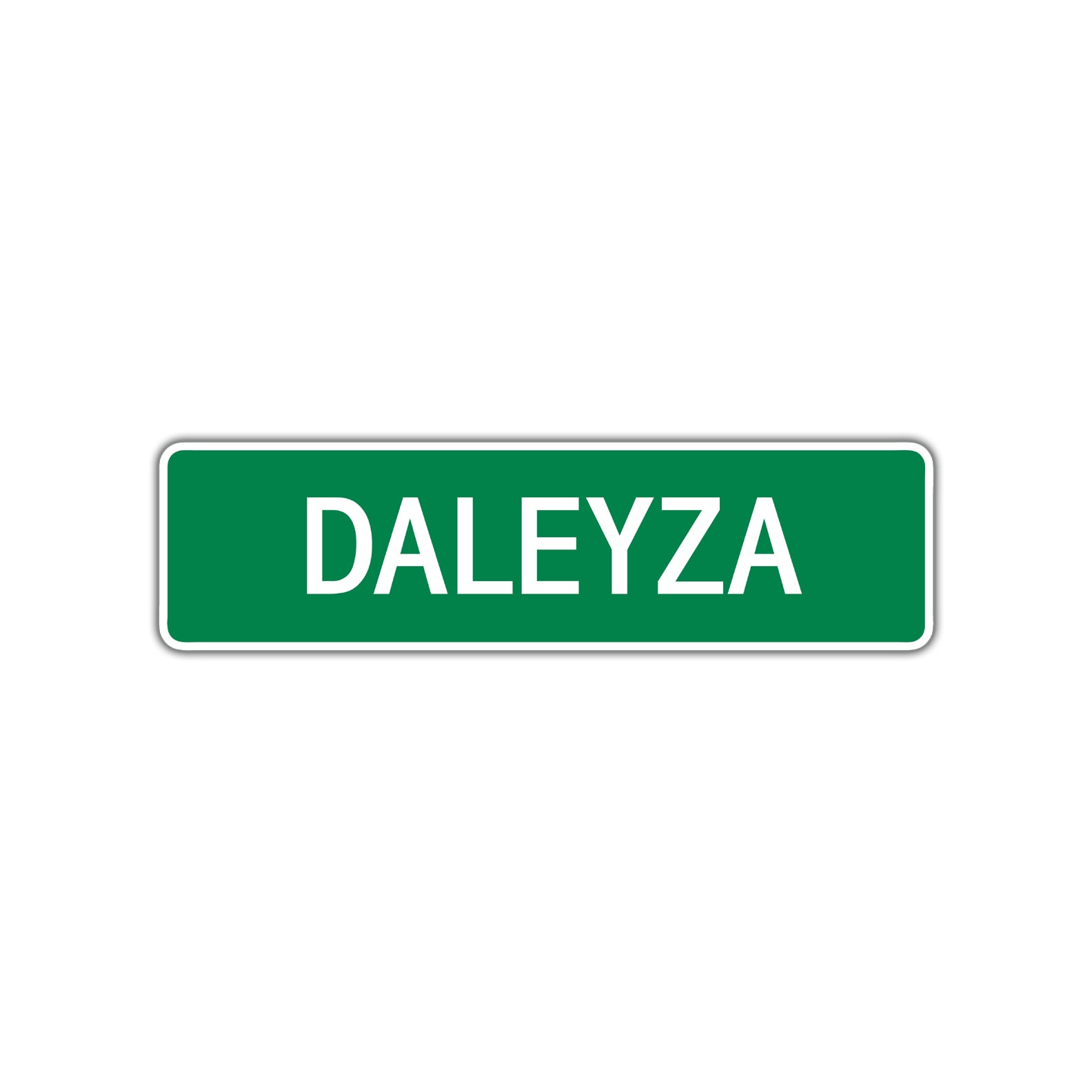 Daleyza Street Sign Children Name Room Plate