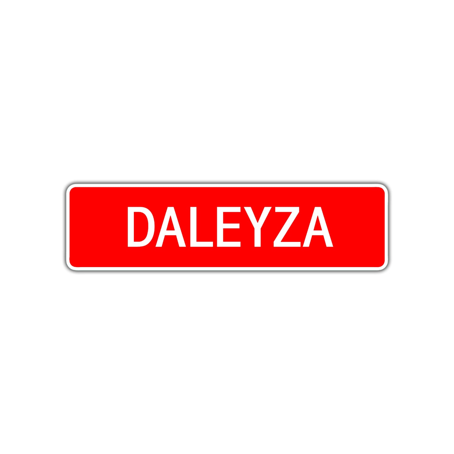 Daleyza Street Sign Children Name Room Plate