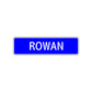 Rowan Street Sign Children Name Room Plate