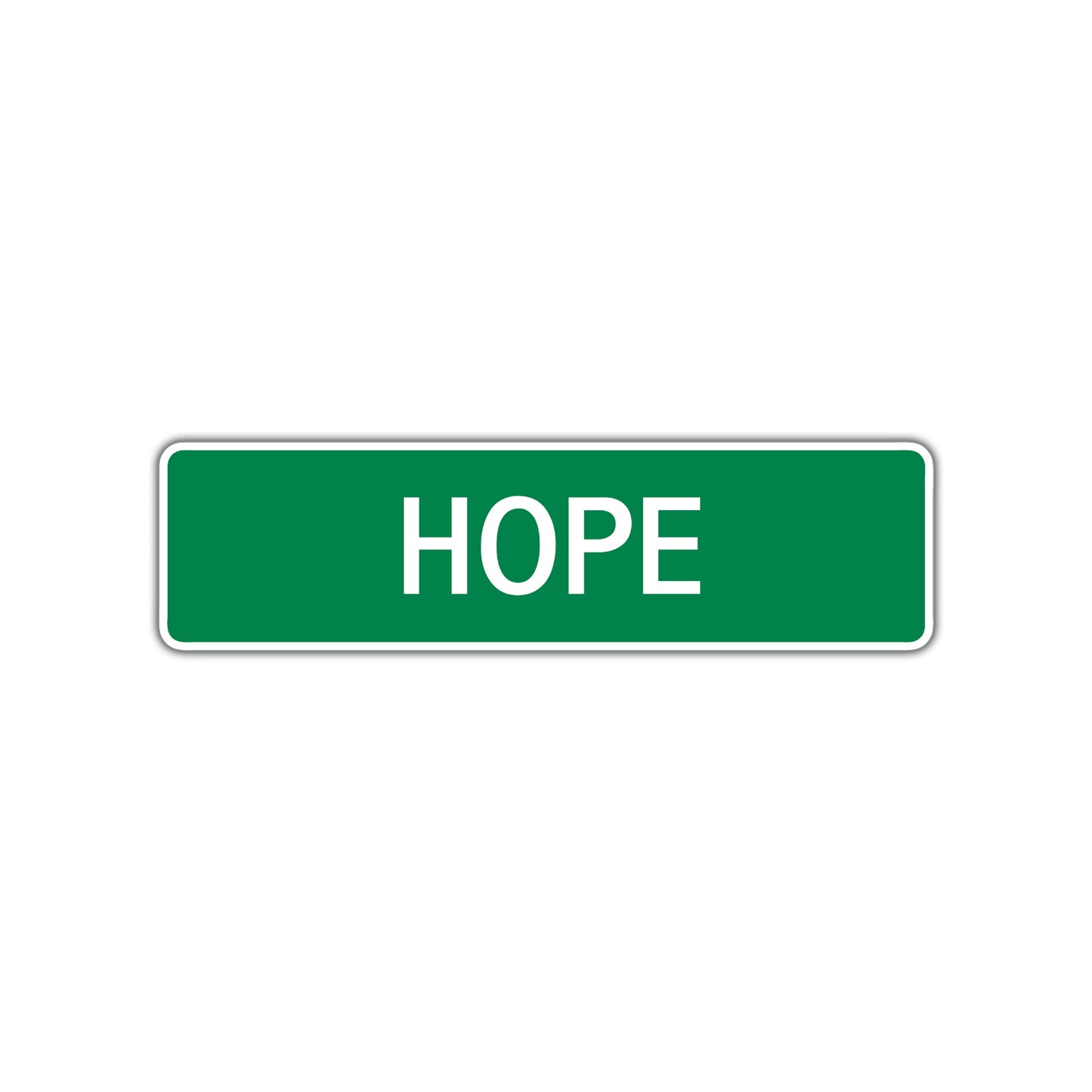 Hope Street Sign Children Name Room Plate