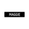 Maggie Street Sign Children Name Room Plate